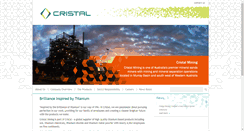 Desktop Screenshot of cristalmining.com