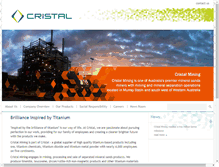 Tablet Screenshot of cristalmining.com